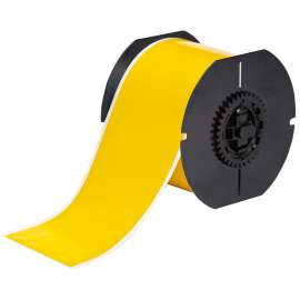 All Weather Permanent Adhesive Vinyl Label Tape for B30 Printers - 3" Yellow