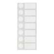 Aggressive Adhesive Multi-Purpose Nylon Labels with Vial Top for 1