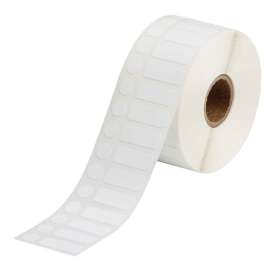 Aggressive Adhesive Multi-Purpose Nylon Labels with Vial Top for 1" Small Core Printers - 0.375" x 1" x 0.375" Dia