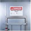 All Weather Permanent Adhesive Vinyl Labels ANSI DANGER Header for B30 Printers - 2.25