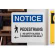 All Weather Permanent Adhesive Vinyl Labels ANSI NOTICE Header for B30 Printers - 2.25