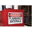 All Weather Permanent Adhesive Vinyl Labels OSHA DANGER Header for B30 Printers - 4