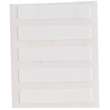 Repositionable Vinyl Cloth Labels 0.188 in H x 1 in W White 3000/RL