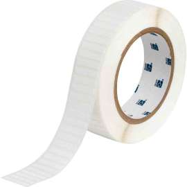 Repositionable Vinyl Cloth Labels 0.188 in H x 1 in W White 3000/RL