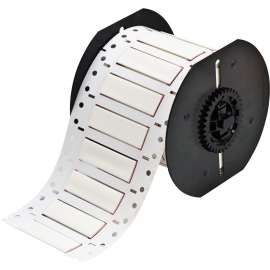 B33 Series PermaSleeve HX Heat Shrink Wire Marking Sleeves, 0.375" Dia x 2" W, White