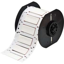 B33 Series PermaSleeve HX Heat Shrink Wire Marking Sleeves, 0.5" Dia x 2" W, White