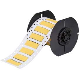 PermaSleeve Heat Shrink Wire and Cable Labels Double-sided for B33 Printers - 0.375" Dia x 2" Yellow