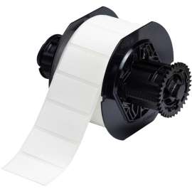 Self-Laminating Vinyl Wrap Around Labels All White for B33 Printers - 1" x 2"