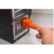 Detachable IEC Power Cord Plug Lockout