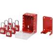 Ultra Compact Lock Box, Includes 6 Red Keyed-Alike Locks