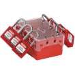 Ultra Compact Lock Box, Includes 6 Red Keyed-Alike Locks