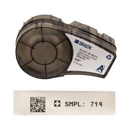 Water Soluble Paper Labels with Ribbon for M210 M211 BMP21-PLUS Printers 0.75"