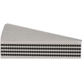 Quik-Dot Markers Vinyl 0.250 in Dia Black 25 Pk