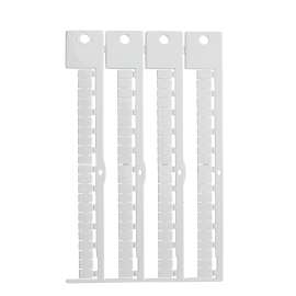 Terminal Block Tag Polycarbonate 8.00 mm H x 5.00 mm W Box of 1408 Pieces