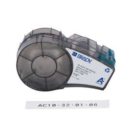 BradyGrip Print-on Hook Labels with Ribbon featuring VELCRO(R) Brand Hook for M210 M211 BMP21-PLUS Printers - 0.50"