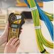 BradyGrip Print-on Hook Labels with Ribbon featuring VELCRO(R) Brand Hook for M210 M211 BMP21-PLUS Printers - 0.75