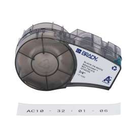 BradyGrip Print-on Hook Labels with Ribbon featuring VELCRO(R) Brand Hook for M210 M211 BMP21-PLUS Printers - 0.75"