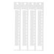 Terminal Block Tag Polycarbonate 10.00 mm H x 8.00 mm W Box of 768 Pieces