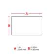 Polyester Overlaminate Labels 0.25 in H x 1 in W Clear 5000/RL