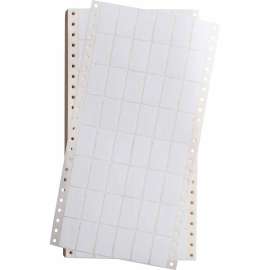 DATAB Nylon Cloth Lbls 1.437 in H x 0.8 in W White 10000/PK