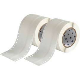 DATAB Polymer Coated Cloth Labels 0.310 in W x 82.5 ft L White
