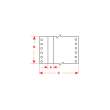 DATAB Polymer Coated Cloth Labels 0.375 in W x 82.5 ft L White