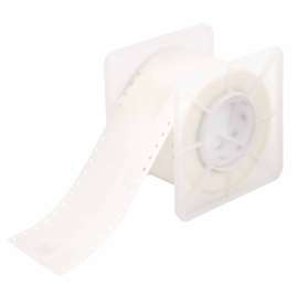 DATAB Polymer Coated Cloth Labels 0.375 in W x 82.5 ft L White