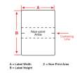 Aggressive Adhesive Multi-Purpose Nylon Labels 2.25