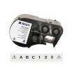 Retro Reflective All-Weather Labels 0.75 in W x 20ft Black on White