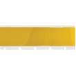 Retro Reflective All-Weather Labels 0.75 in W x 20ft Black on Yellow