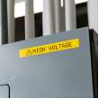 All-Weather Vinyl Labels 1 in W x 50 ft L Yellow M710;BMP71