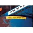 All-Weather Vinyl Labels 1 in W x 50 ft L Yellow M710;BMP71