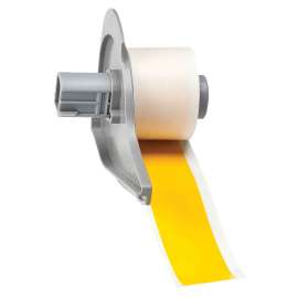 All-Weather Vinyl Labels 1 in W x 50 ft L Yellow M710;BMP71