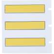 PermaSleeve(R) High Temp Heat-Shrink Labels 0.187 in Dia Yellow 1.75 in RL/100