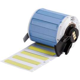 PermaSleeve(R) High Temp Heat-Shrink Labels 0.187 in Dia Yellow 1.75 in RL/100