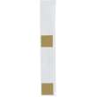 Self-Laminating Vinyl Wrap Around Labels 4 in H x 1 in W Brown, Clear RL/100