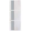 Self-Laminating Vinyl Wrap Around Labels 1.5 in H x 1.5 in W Gray, Clear RL/250