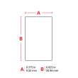FreezerBondz Ultra-Thin Cryogenic Polyester Lab Lbls 0.375 in H x 0.825 in W RL/500