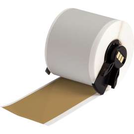 All-Weather Vinyl Labels 2 in W x 50 ft L Gold