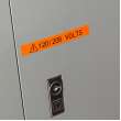 All-Weather Vinyl Labels 2 in W x 50 ft L Orange