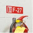All-Weather Vinyl Labels 2 in W x 50 ft L Red
