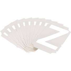 Quik-Align(R) 5080 Series Polyester 2 in Lbl Legend: Z White 10PK