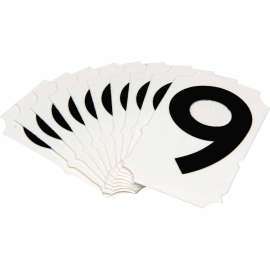 Quik-Align(R) 5050 Series Polyester 2 in Lbl Legend: 9 Black 10PK