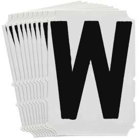Quik-Align(R) 5180 Series Polyester 6 in Lbl Legend: W Black 10PK