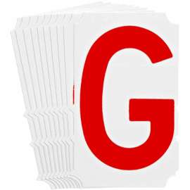 Quik-Align(R) 5160 Series Polyester 4 in Lbl Legend: G Red 10PK