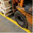 Floor Marking Tape PETG 4 in W x 100 ft L Green