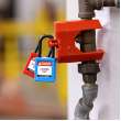 Velocity(TM) Lockout Padlocks Nylon 1.5in Clearance KD Plastic Shackle Black