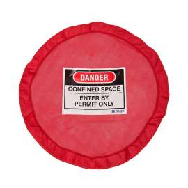 Magnetic Confined Space Cover Small 23 in Dia Red