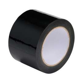 Economy Vinyl Floor Tape 3" W x 108' L PVC Black