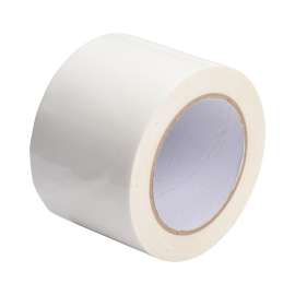 Economy Vinyl Floor Tape 3" W x 108' L PVC White